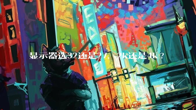 显示器选32还是27，2k还是4k?