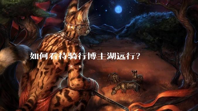 如何看待骑行博主湖远行？